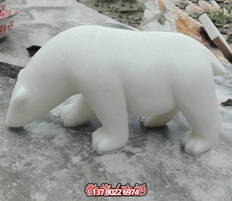 玻璃鋼北極熊雕塑 玻璃鋼北極熊雕塑