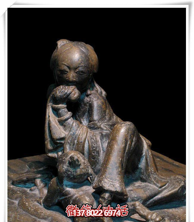 銅鑄母子雕塑——創(chuàng)意景區(qū)讓媽媽為您講故事