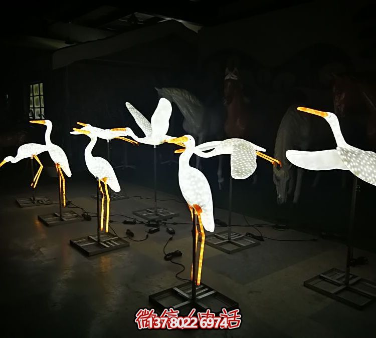 玻璃鋼雕塑景觀亮化，點亮景區園林