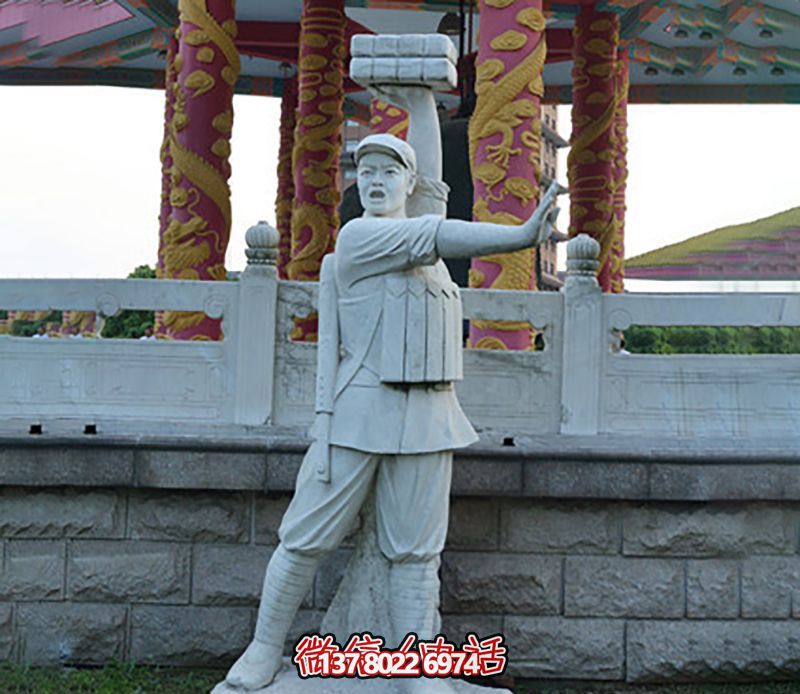 董存瑞景觀雕塑，點綴廣場景觀