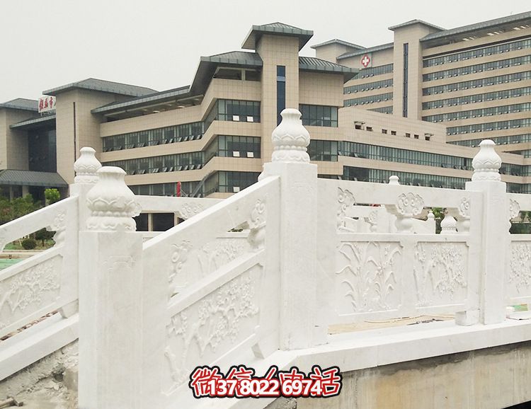 結合現(xiàn)代醫(yī)療技術的精美漢白玉石拱橋浮雕鏤空雕