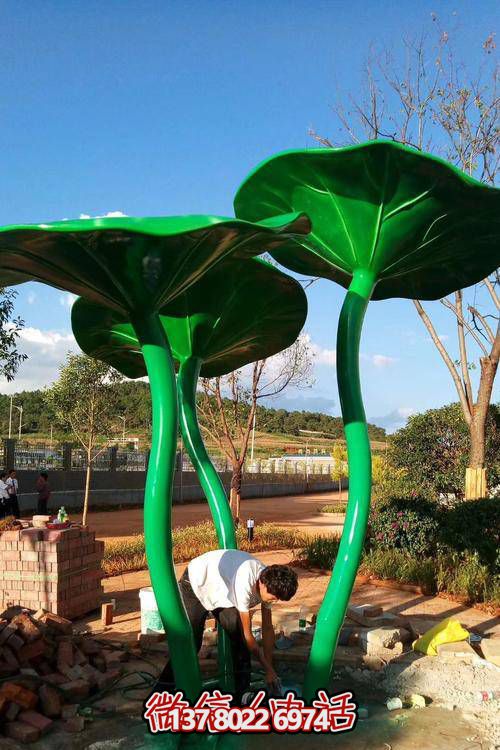 大型荷葉雕塑景觀，給您不一樣的戶外植物體驗(yàn)