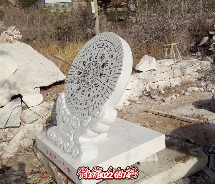 精致日晷雕塑，為你的戶外景區(qū)帶來(lái)創(chuàng)意石雕裝飾