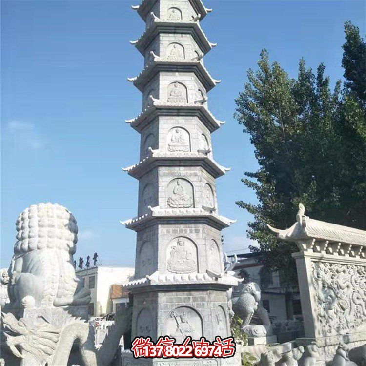 古典佛教雕塑藝術(shù)——精美青石舍利塔、石塔寺、佛塔