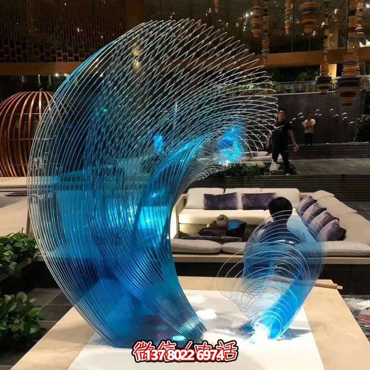 不銹鋼室內(nèi)藝術(shù)景觀(guān)擺件