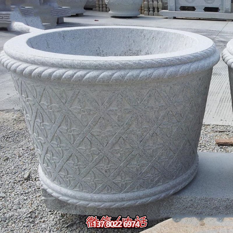 現(xiàn)代石雕庭院小區(qū)創(chuàng)意花盆雕塑 現(xiàn)代石雕庭院小區(qū)創(chuàng)意花盆雕塑