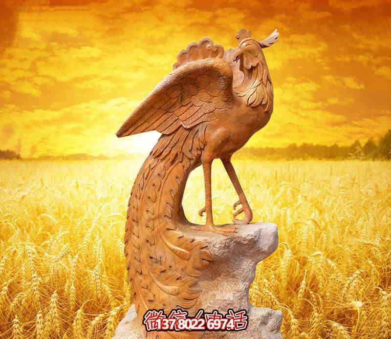 景區(qū)戶(hù)外創(chuàng)意晚霞紅石雕鳳凰雕塑 景區(qū)戶(hù)外創(chuàng)意晚霞紅石雕鳳凰雕塑