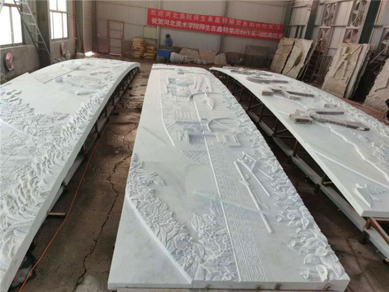 廣場(chǎng)漢白玉浮雕墻 廣場(chǎng)漢白玉浮雕墻